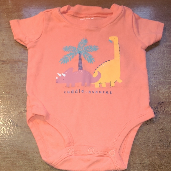 Carter's Other - 2/$5 NWOT Carter's Pink 'Cuddle-asaurus' Dinosaur One-Piece